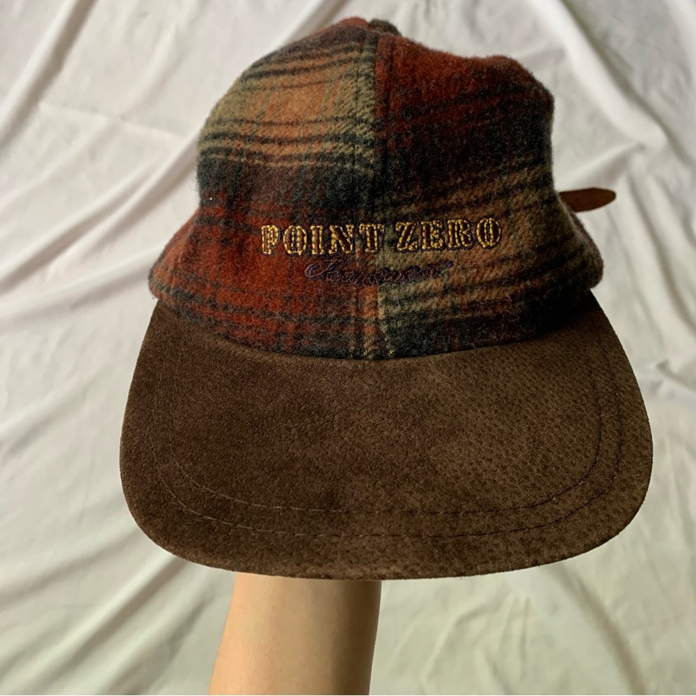 Vintage Plaid Point Zero Hat - Picture 2 of 10